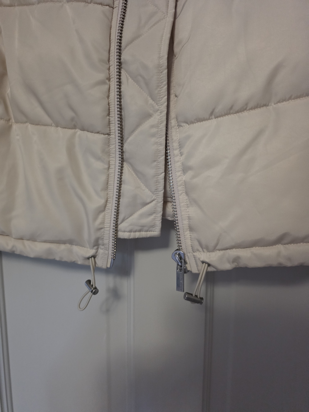 Matt & Nat Cream Puffer Jacket - Lightweight Quilted Coat - Picture 4 of 5